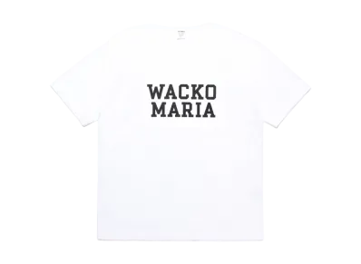 WACKO MARIA Washed Heavy Weight T-Shirt "White"