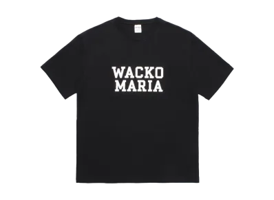 WACKO MARIA Washed Heavy Weight T-Shirt "Black"