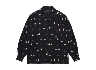 WACKO MARIA Diamond Hawaiian Shirt "Black"