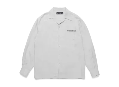 WACKO MARIA 50's Open Collar Shirt "Gray"