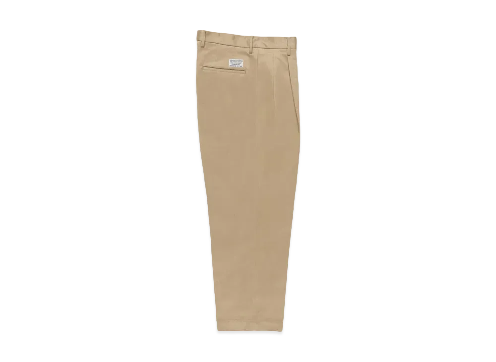 WACKO MARIA Double Pleated Chino Trousers "Beige"