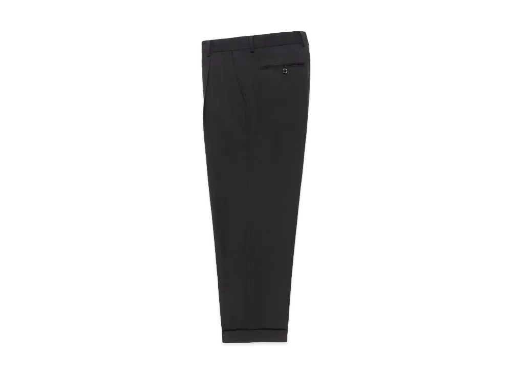 WACKO MARIA Dormeuil / Pleated Trousers (Type-2) "Black"