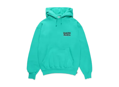 WACKO MARIA Middle Weight Hooded Sweat Shirt "Turquoise"