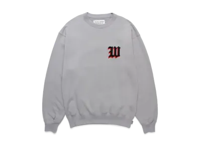 WACKO MARIA Middle Weight Sweat Shirt "Gray"