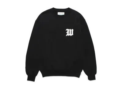 WACKO MARIA Middle Weight Sweat Shirt "Black"