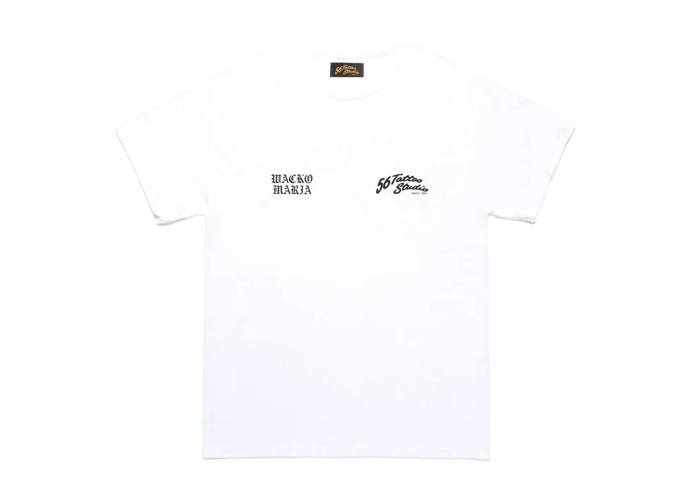 WACKO MARIA 56 Tattoo Studio / T-Shirt "White"
