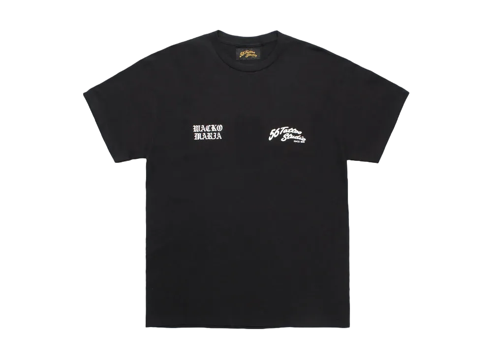 WACKO MARIA 56 Tattoo Studio / T-Shirt "Black"