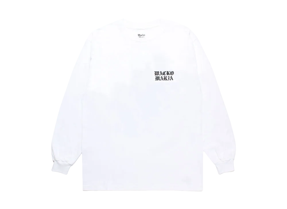 WACKO MARIA Long Sleeve T-Shirt "White"