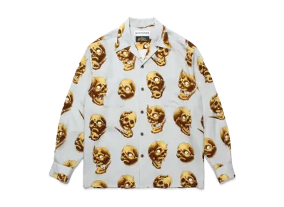 WACKO MARIA 56 Tattoo Studio / Hawaiian Shirt "Gray"
