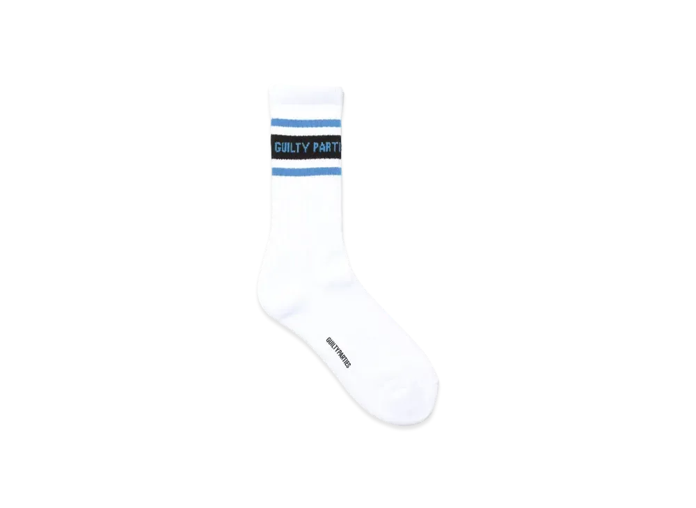 WACKO MARIA Logo Jacquard Socks "Blue"