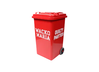 WACKO MARIA Trash Can (Large) "Red"