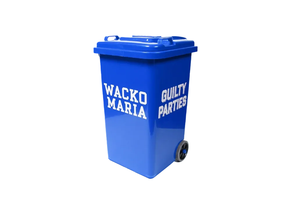 WACKO MARIA Trash Can (Small) "Blue"