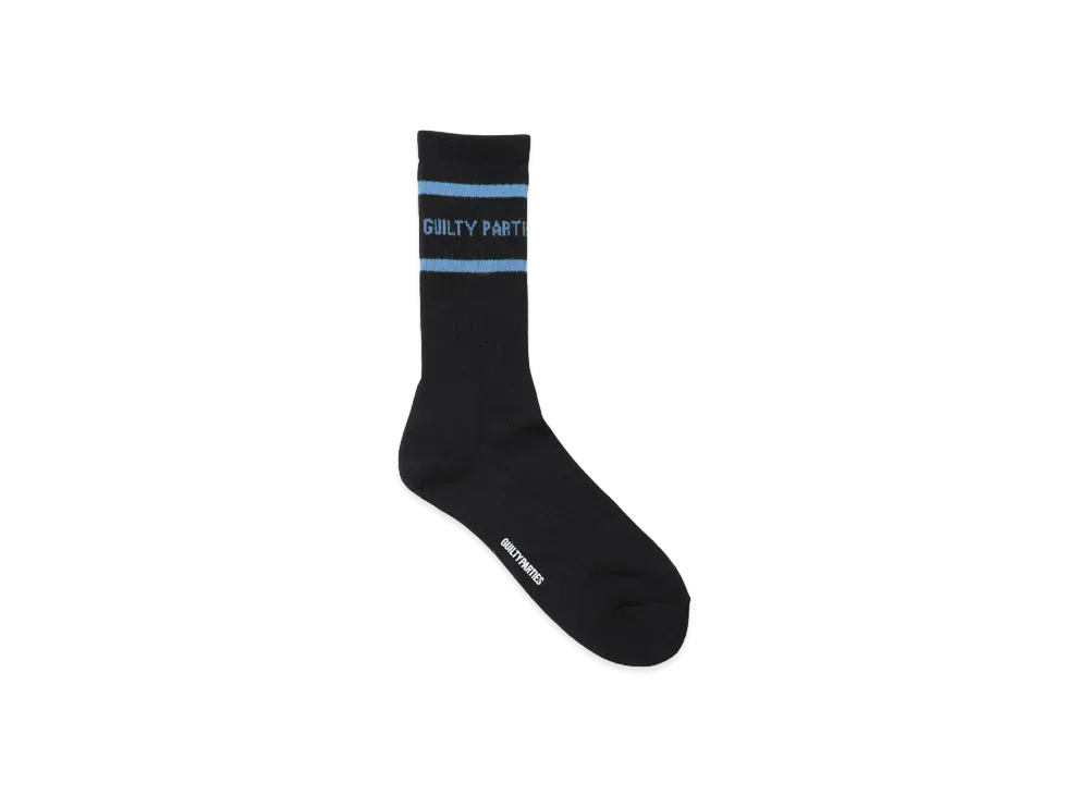 WACKO MARIA Logo Jacquard Socks "Blue"