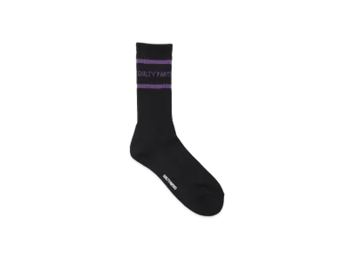 WACKO MARIA Logo Jacquard Socks "Purple"