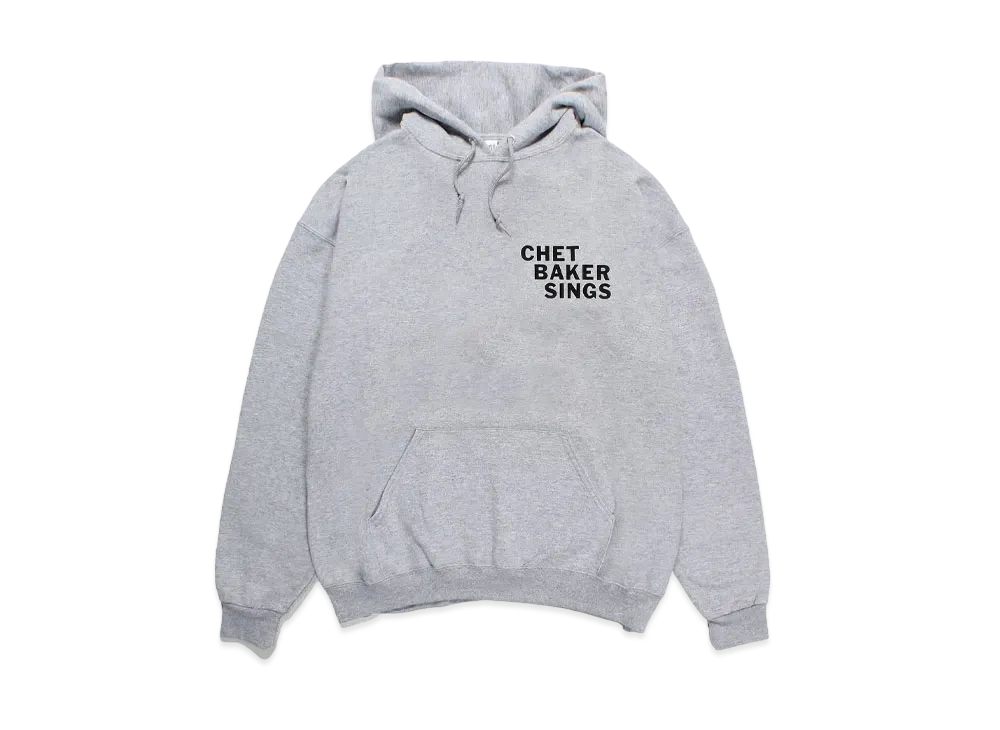 WACKO MARIA Chet Baker / Hooded Sweat Shirt "Gray"