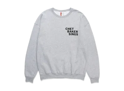 WACKO MARIA Chet Baker / Sweat Shirt "Gray"