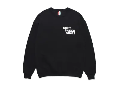WACKO MARIA Chet Baker / Sweat Shirt "Black"