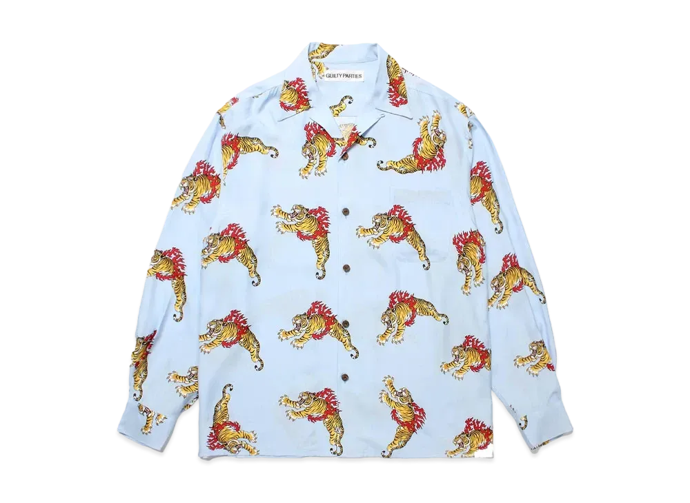 WACKO MARIA Tim Lehi / Hawaiian Shirt "Blue"