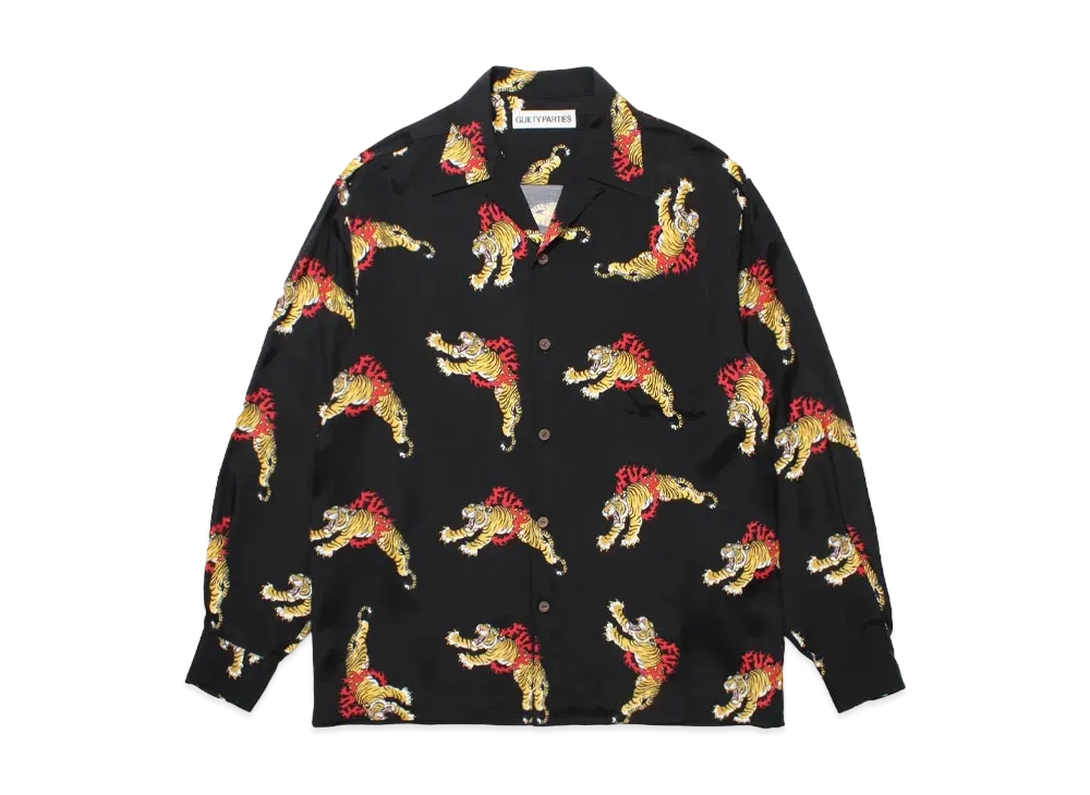 WACKO MARIA Tim Lehi / Hawaiian Shirt "Black"