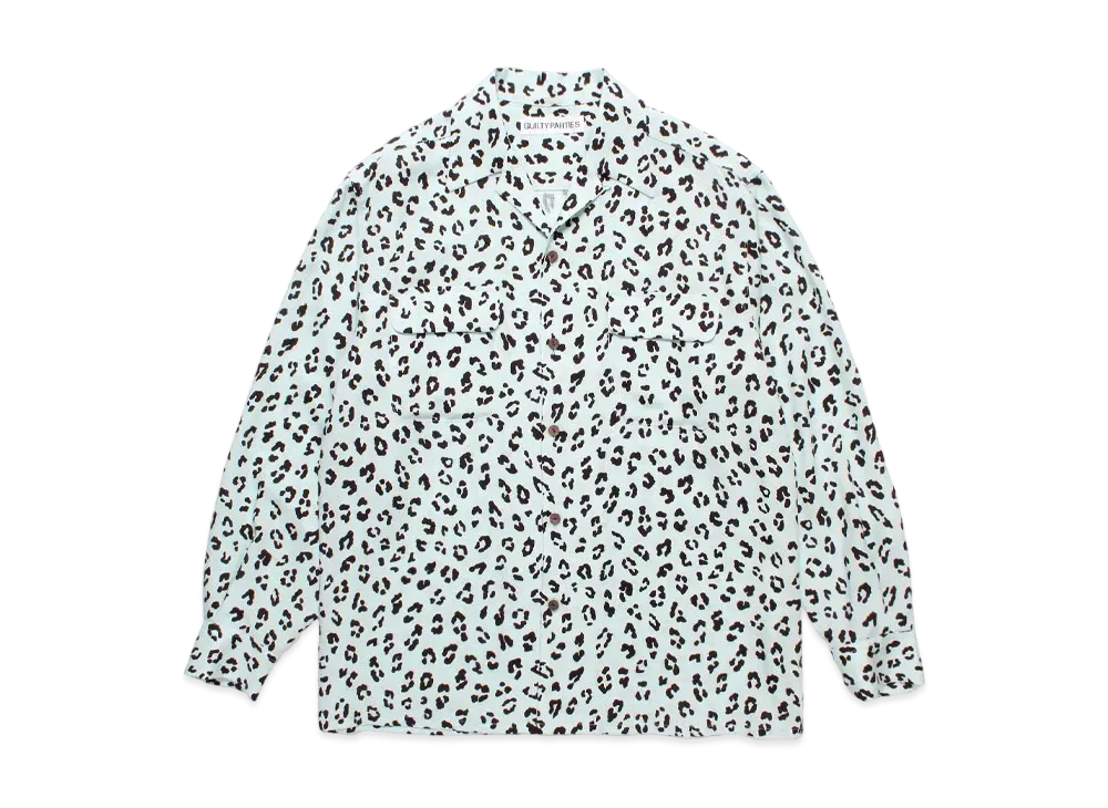 WACKO MARIA Leopard Hawaiian Shirt "Mint"