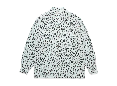 WACKO MARIA Leopard Hawaiian Shirt "Mint"