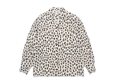 WACKO MARIA Leopard Hawaiian Shirt "White"