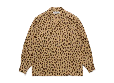 WACKO MARIA Leopard Hawaiian Shirt "Beige"