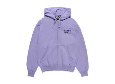WACKO MARIA Heavy Weight Zip Hooded Sweat Shirt "Purple"