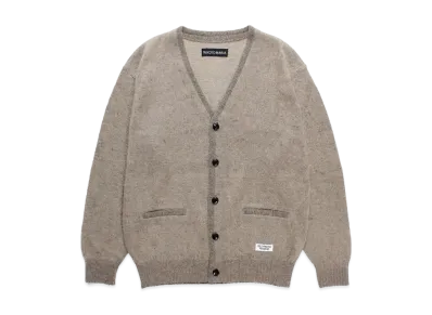 WACKO MARIA Mohair Knit Cardigan "Beige"