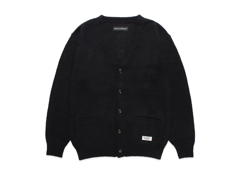 WACKO MARIA Mohair Knit Cardigan "Black"