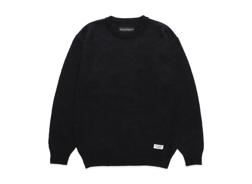 WACKO MARIA Mohair Knit Sweater "Black"