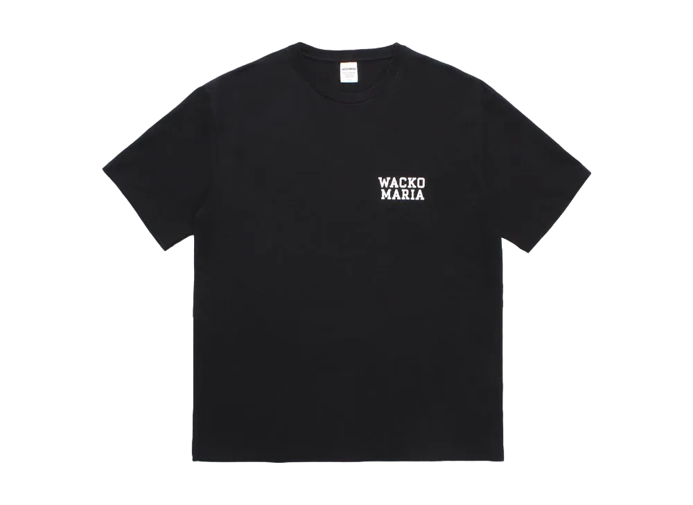 WACKO MARIA Washed Heavy Weight T-Shirt "Black"