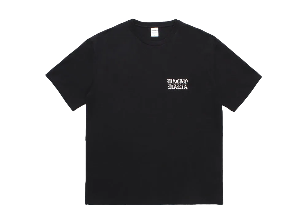 WACKO MARIA Washed Heavy Weight T-Shirt "Black"