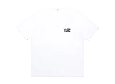 WACKO MARIA Washed Heavy Weight T-Shirt "White"