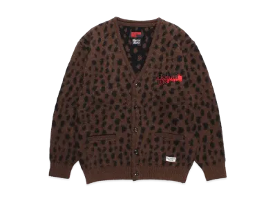 WACKO MARIA x Reservoir Dogs / Heavy Mohair Knit Cardigan "Brown"