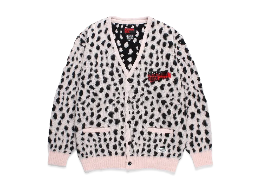 WACKO MARIA x Reservoir Dogs / Heavy Mohair Knit Cardigan "Pink"