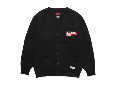 WACKO MARIA x Reservoir Dogs / Heavy Mohair Knit Cardigan "Black"
