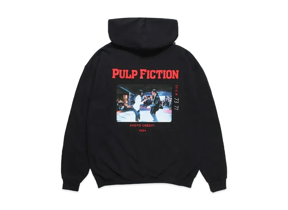 WACKO MARIA x Pulp Fiction / Hooded Sweat Shirt "Black"