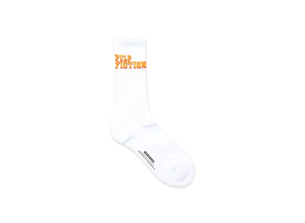 WACKO MARIA x Pulp Fiction / Jacquard Socks "White"