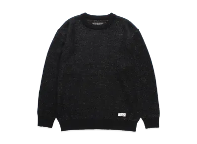 WACKO MARIA Glitter Mohair Knit Sweater "Black-Rame"
