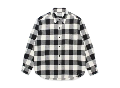 WACKO MARIA Check Flannel Shirt "White"