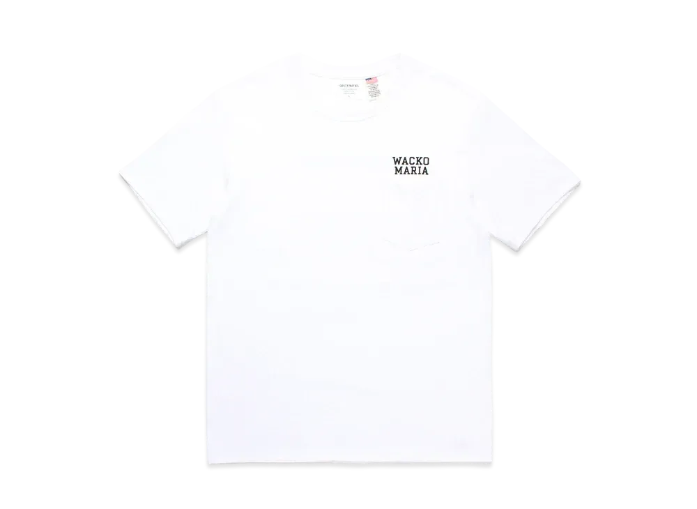 WACKO MARIA US Fabric Pocket T-Shirt "White"