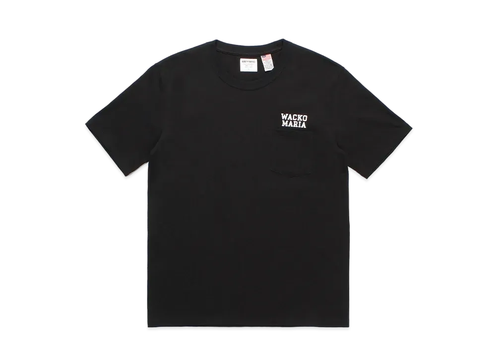 WACKO MARIA US Fabric Pocket T-Shirt "Black"