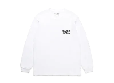 WACKO MARIA Thermal Crew Neck Shirt "White"