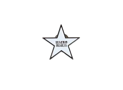 WACKO MARIA Star Pin "White"