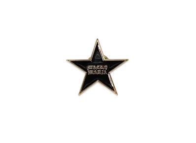 WACKO MARIA Star Pin "Black"