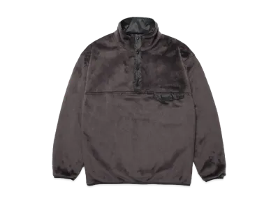 WACKO MARIA Reversible Pullover Boa Fleece Jacket "Gray"