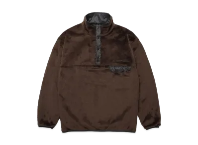 WACKO MARIA Reversible Pullover Boa Fleece Jacket "Brown"