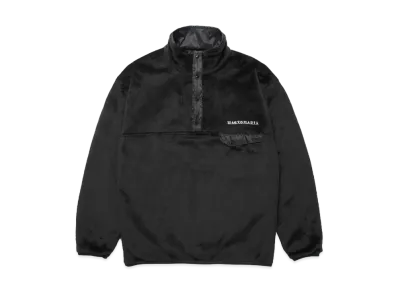 WACKO MARIA Reversible Pullover Boa Fleece Jacket "Black"
