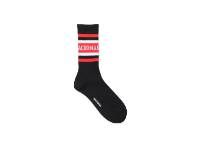 WACKO MARIA Logo Jacquard Socks "Red"